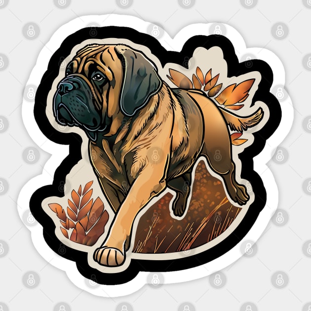 English Mastiff Sticker by SquishyKitkat